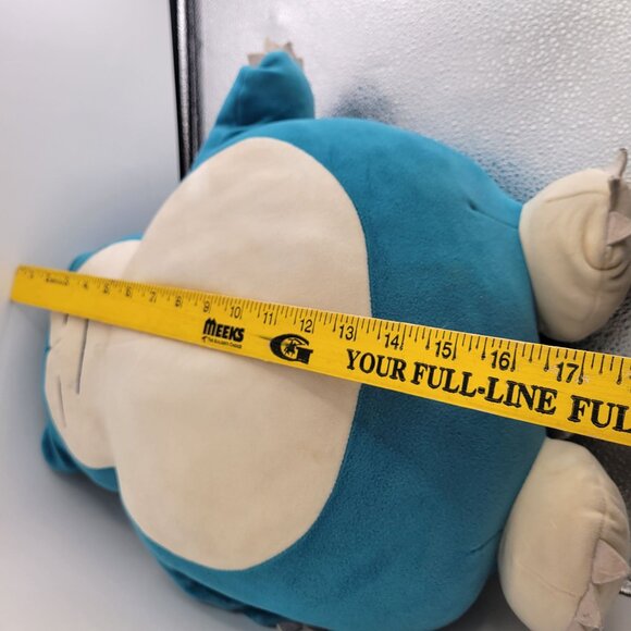Pokemon Snorlax 17" Plush Cuddle Buddy Stuffed Toy Pillow Jazwares Nintendo - Picture 7 of 7